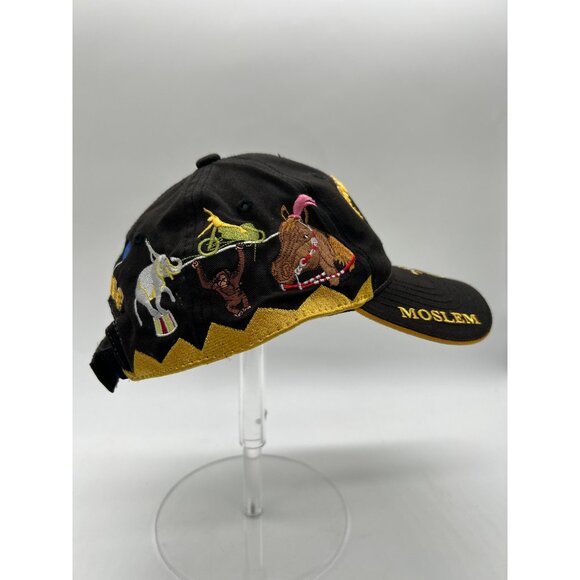 Shrine Circus Detroit Michigan Embroidered Baseball Cap‎ Adjustable Black & Gold - Picture 4 of 7